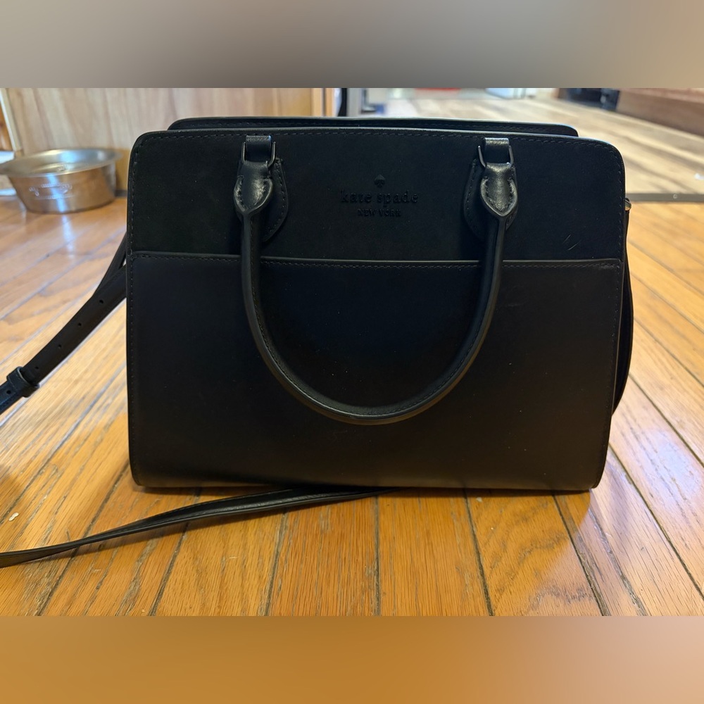 Kate Spade Black Leather Tote